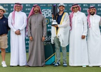 الأمريكي “كاتلين” يتوج بلقب بطولة السعودية المفتوحة للجولف