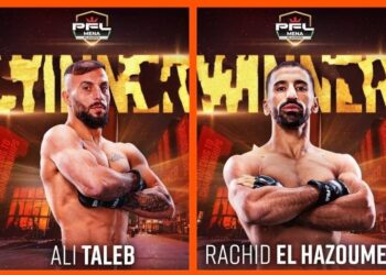 المقاتلان الحزومي وطالب يرفعان مستوى الإثارة ويعدان بنهائي مميز في بطولة المقاتلين المحترفين بالرياض