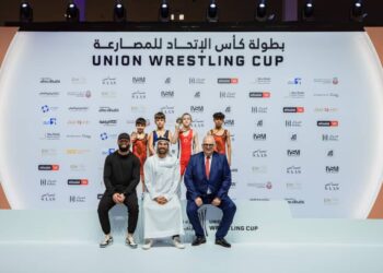 400 لاعب في النسخة الثانية من كأس اتحاد الإمارات للمصارعة