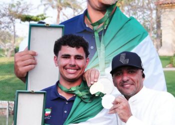 الكويتي سالم العبكل يتوج بلقب الناشئين في بطولة الخليج للجولف في جدة