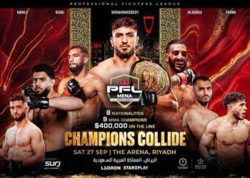 (PFL) تعلن عن نزالات نصف النهائي في بطولة الشرق الأوسط وشمال أفريقيا بالرياض