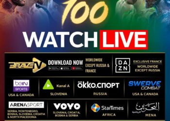 البحرين تستعد لاستضافة النسخة المئوية التاريخية من بطولة BRAVE 100