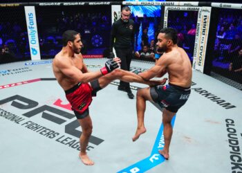 عمر الدفراوي يحسمها بالضربة القاضية في بطولة PFL العالمية