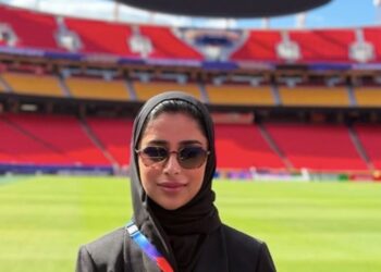 شوق المحمودي مديرة عمليات المنشأة في استاد كانساس سيتي خلال كأس العالم FIFA 2026™️