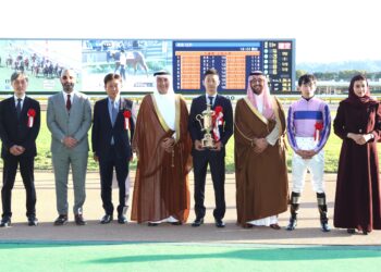 المهر اليابان “آقورديانو ” يفوز بالكاس الملكي السعودي في اليابان
